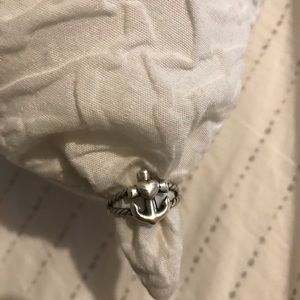 Faith, Hope and Love twisted rope ring